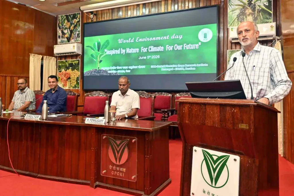 WORLD ENVIRONMENT DAY 2026 Celebration at ICAR-CPCRI